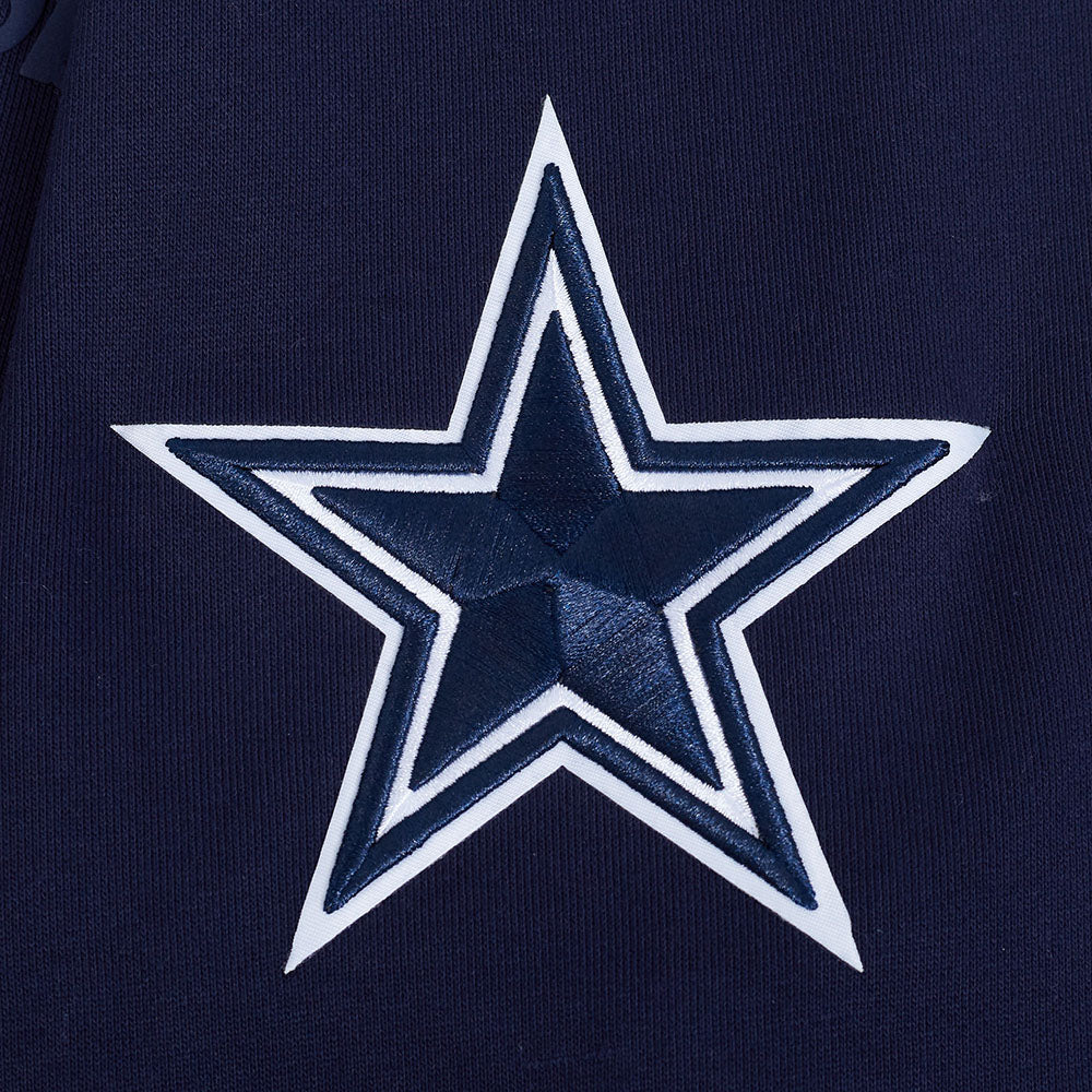 NFL DALLAS COWBOYS SOUVENIR CHANDAIL À CAPUCHON EN MOLLETON POUR HOMME (MARINE MINUIT)