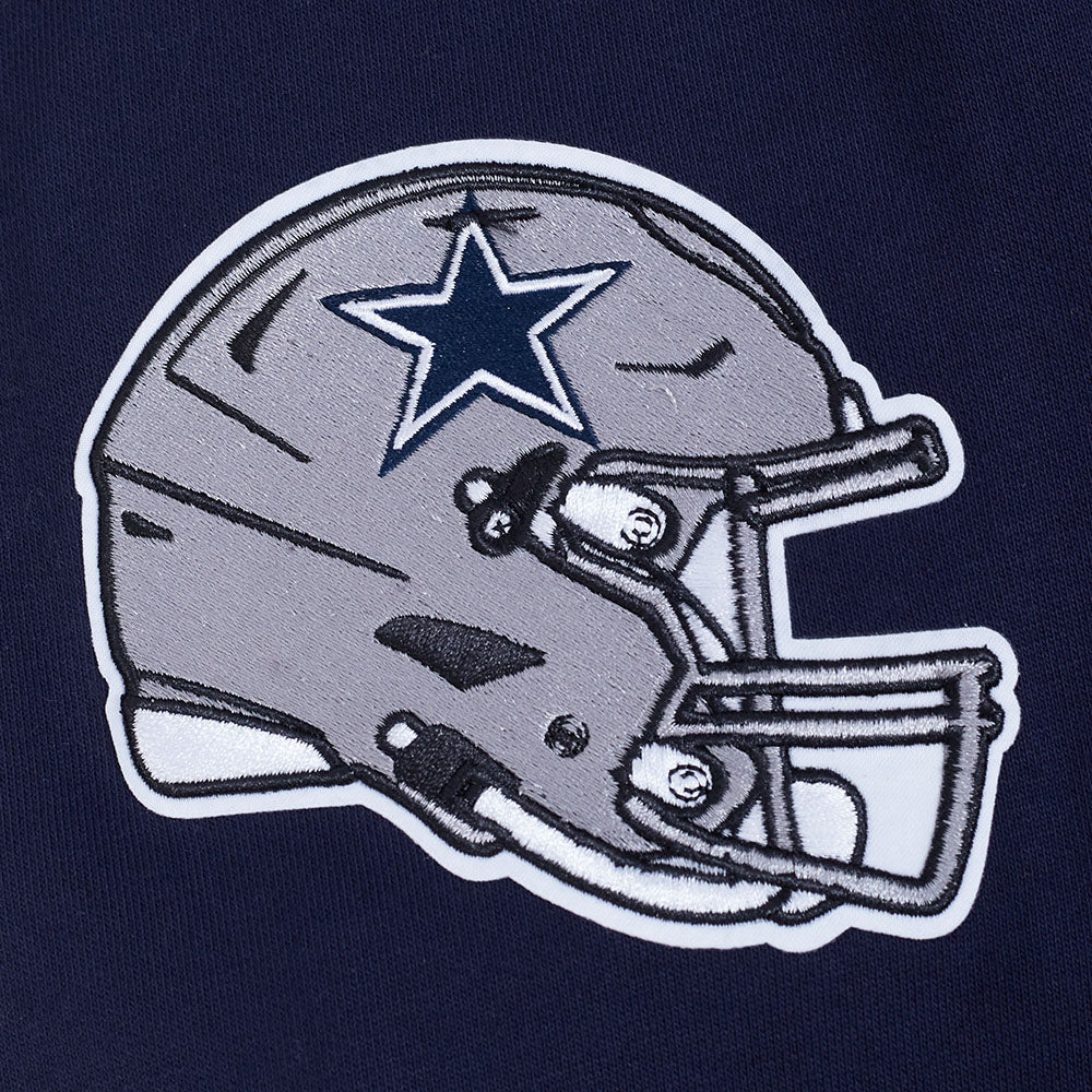 NFL DALLAS COWBOYS SOUVENIR CHANDAIL À CAPUCHON EN MOLLETON POUR HOMME (MARINE MINUIT)