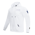 NFL DALLAS COWBOYS SOUVENIR CHANDAIL À CAPUCHON EN MOLLETON POUR HOMME (BLANC)