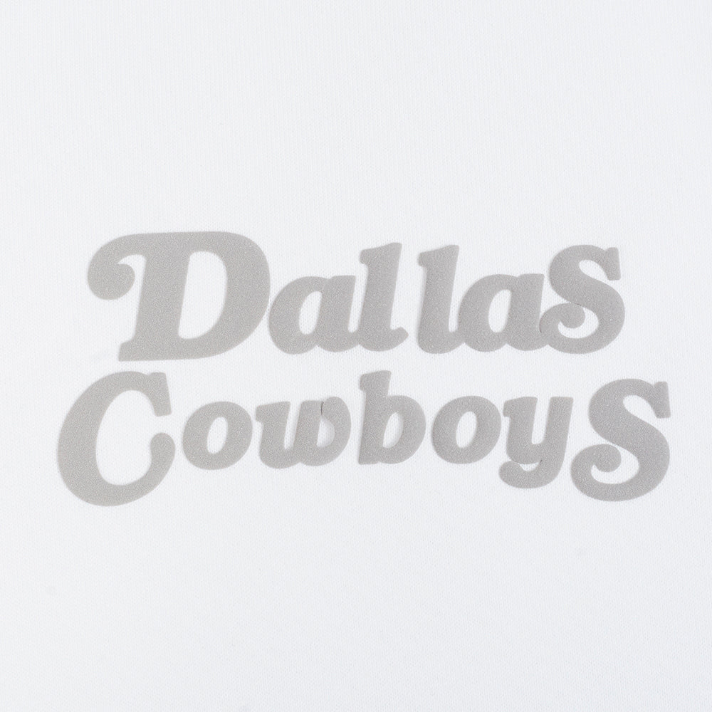 NFL DALLAS COWBOYS SOUVENIR CHANDAIL À CAPUCHON EN MOLLETON POUR HOMME (BLANC)