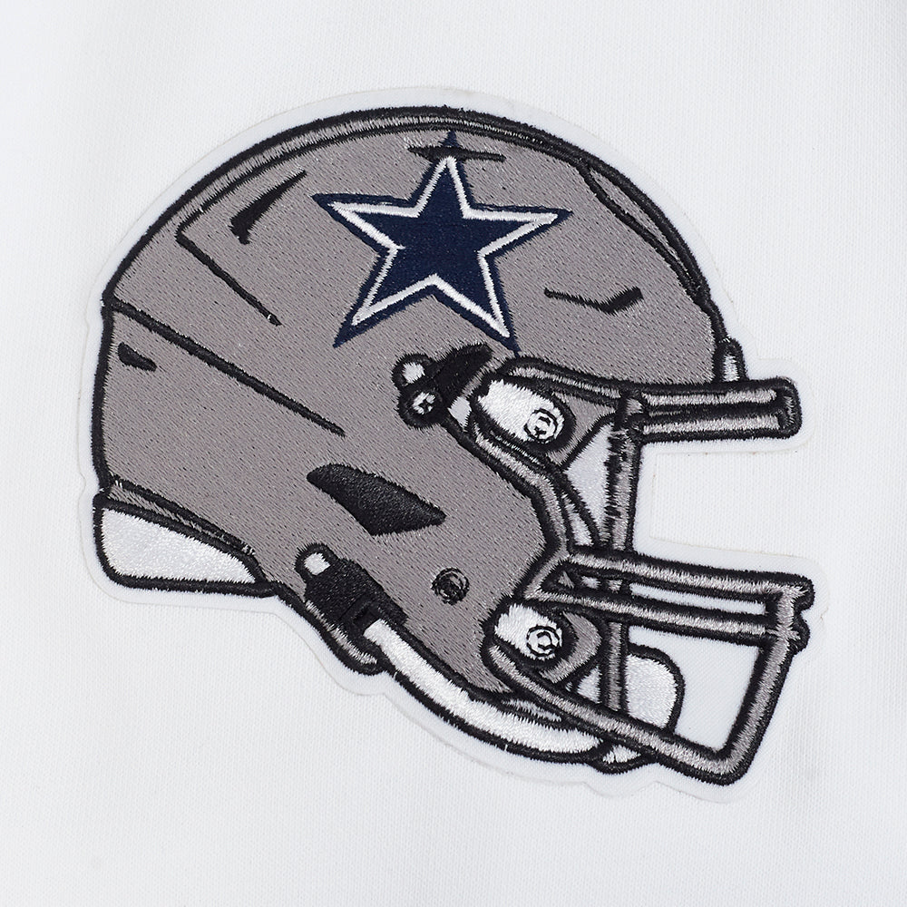 NFL DALLAS COWBOYS SOUVENIR CHANDAIL À CAPUCHON EN MOLLETON POUR HOMME (BLANC)