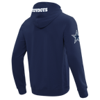NFL DALLAS COWBOYS CLASSIC WIND SUIT CHANDAIL À CAPUCHON TISSÉ À GLISSIÈRE POUR HOMME (MARINE MINUIT)