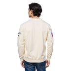 NFL DALLAS COWBOYS BEST OF MEN'S DROP SHOULDER FLC CREWNECK (EGGSHELL)