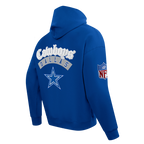 NFL DALLAS COWBOYS BEST OF CHANDAIL À CAPUCHON À ÉPAULES TOMBANTES POUR HOMME (BLEU DODGER)