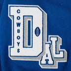 NFL DALLAS COWBOYS BEST OF CHANDAIL À CAPUCHON À ÉPAULES TOMBANTES POUR HOMME (BLEU DODGER)