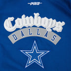 NFL DALLAS COWBOYS BEST OF CHANDAIL À CAPUCHON À ÉPAULES TOMBANTES POUR HOMME (BLEU DODGER)