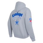 NFL DALLAS COWBOYS BEST OF CHANDAIL À CAPUCHON À ÉPAULES TOMBANTES POUR HOMME (GRIS CHINÉ FONCÉ)