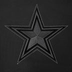 NFL DALLAS COWBOYS BLACKOUT CHANDAIL À CAPUCHON EN MOLLETON À ÉPAULES TOMBANTES POUR HOMME (NOIR)