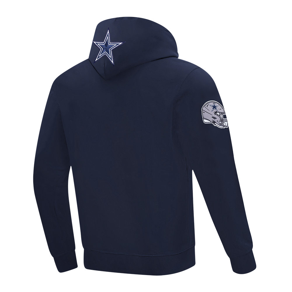 NFL DALLAS COWBOYS CITY ARCH CHANDAIL À CAPUCHON EN MOLLETON POUR HOMME (MARINE MINUIT)