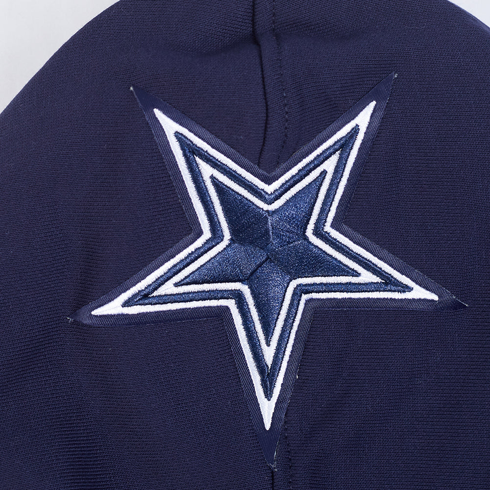 NFL DALLAS COWBOYS CITY ARCH CHANDAIL À CAPUCHON EN MOLLETON POUR HOMME (MARINE MINUIT)