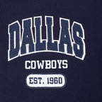 NFL DALLAS COWBOYS CITY ARCH HAUT EN MOLLETON À GLISSIÈRE AU QUART POUR HOMME (MARINE MINUIT)