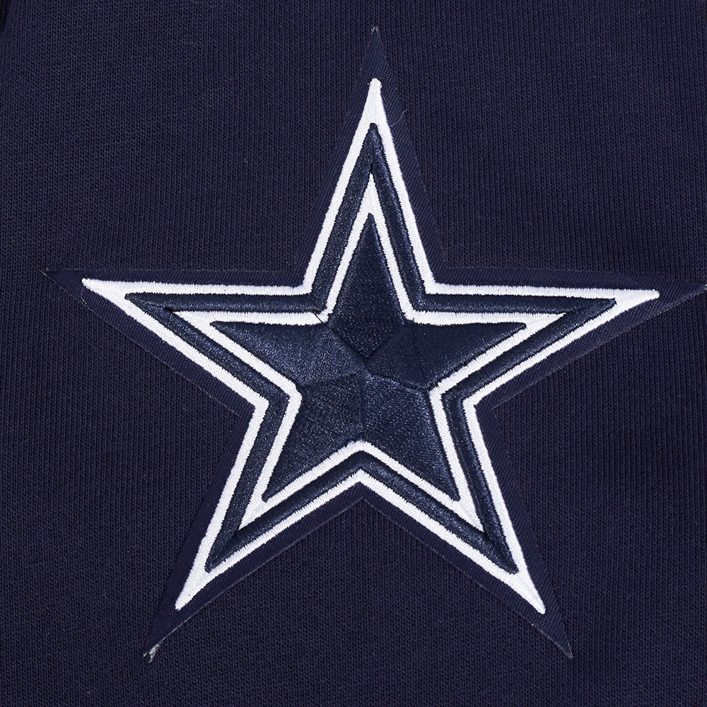 NFL DALLAS COWBOYS CITY ARCH HAUT EN MOLLETON À GLISSIÈRE AU QUART POUR HOMME (MARINE MINUIT)