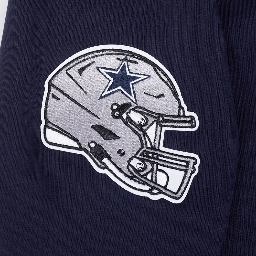 NFL DALLAS COWBOYS CITY ARCH HAUT EN MOLLETON À GLISSIÈRE AU QUART POUR HOMME (MARINE MINUIT)