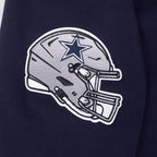 NFL DALLAS COWBOYS CITY ARCH HAUT EN MOLLETON À GLISSIÈRE AU QUART POUR HOMME (MARINE MINUIT)