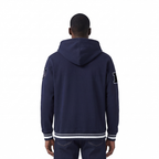 NFL DALLAS COWBOYS LETTERMAN CHANDAIL À CAPUCHON POUR HOMME (MARINE MINUIT)