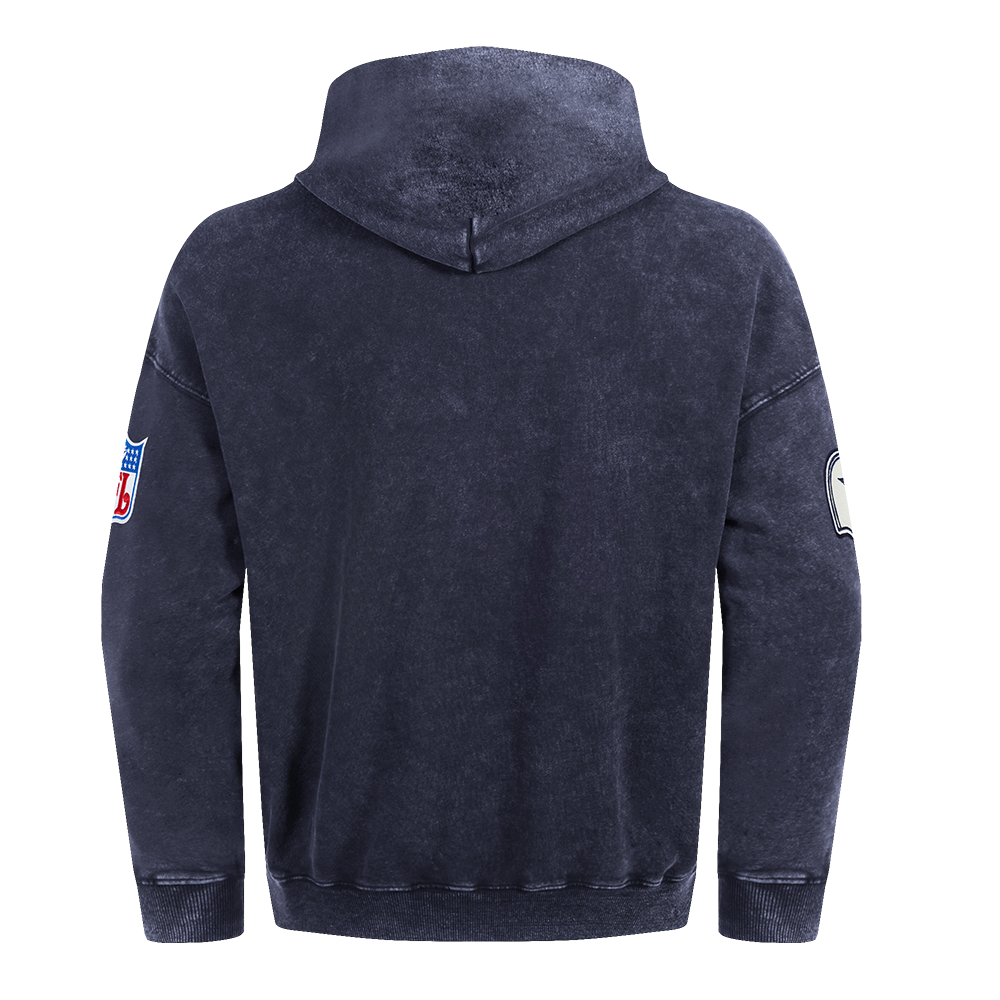 NFL DALLAS COWBOYS FIRST TEAM MEN'S PULL OVER HOODIE (WASHED MIDNIGHT NAVY)