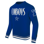 NFL DALLAS COWBOYS ORIGINAL PLAYERS MEN'S CREWNECK SWEATSHIRT (DODGER BLUE)