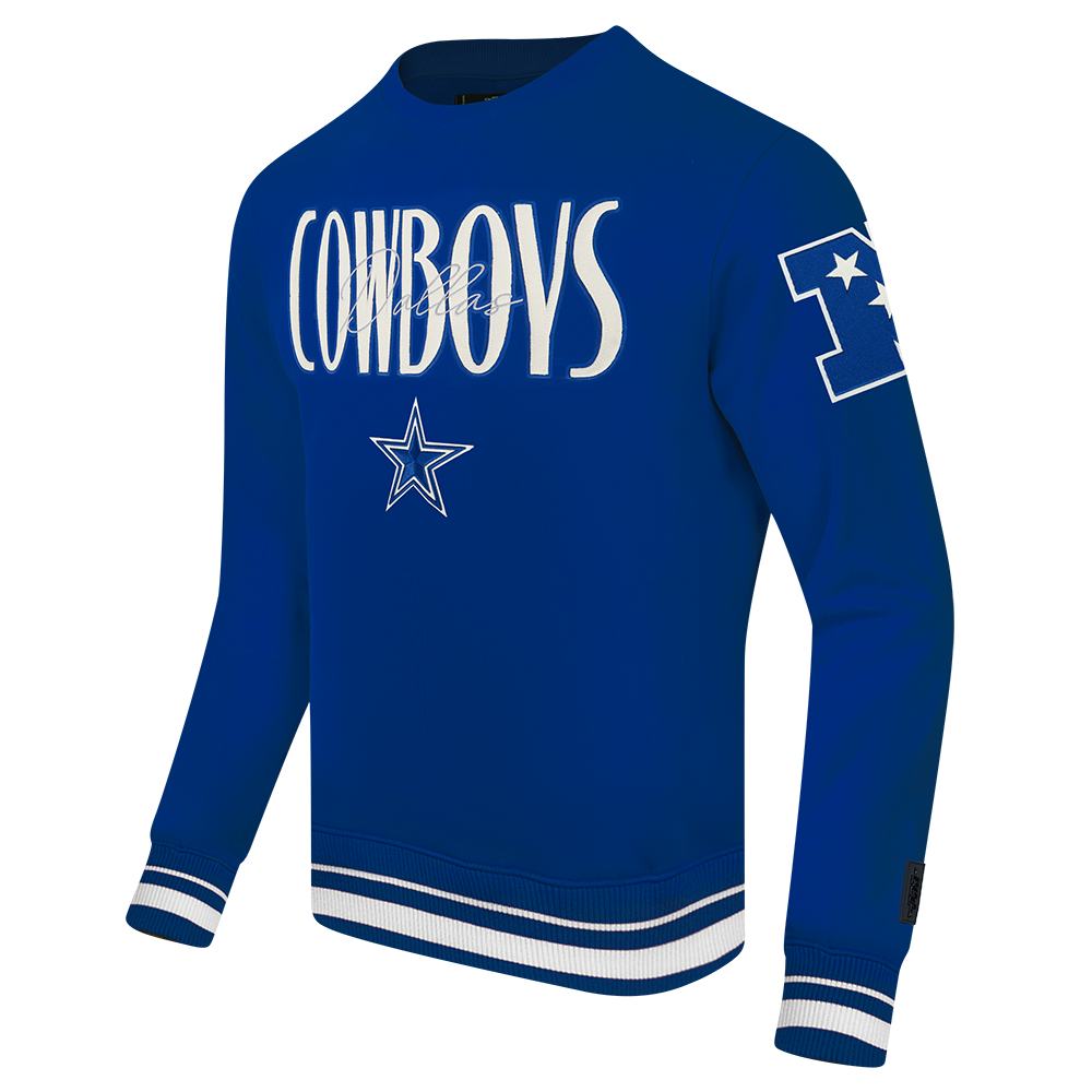 NFL DALLAS COWBOYS ORIGINAL PLAYERS MEN'S CREWNECK SWEATSHIRT (DODGER BLUE)