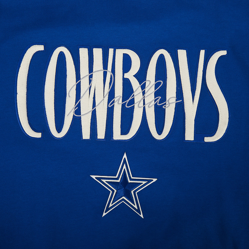 NFL DALLAS COWBOYS ORIGINAL PLAYERS MEN'S CREWNECK SWEATSHIRT (DODGER BLUE)