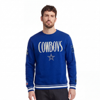 NFL DALLAS COWBOYS ORIGINAL PLAYERS MEN'S CREWNECK SWEATSHIRT (DODGER BLUE)