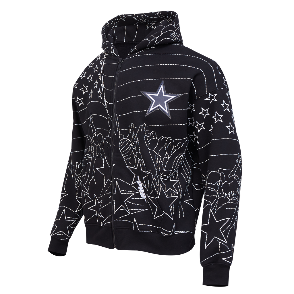NFL DALLAS COWBOYS PRO PREMIUM MEN'S SWEATSHIRT (BLACK)