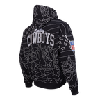 NFL DALLAS COWBOYS PRO PREMIUM MEN'S SWEATSHIRT (BLACK)