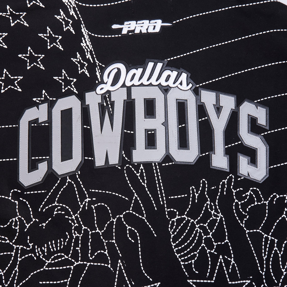 NFL DALLAS COWBOYS PRO PREMIUM MEN'S SWEATSHIRT (BLACK)