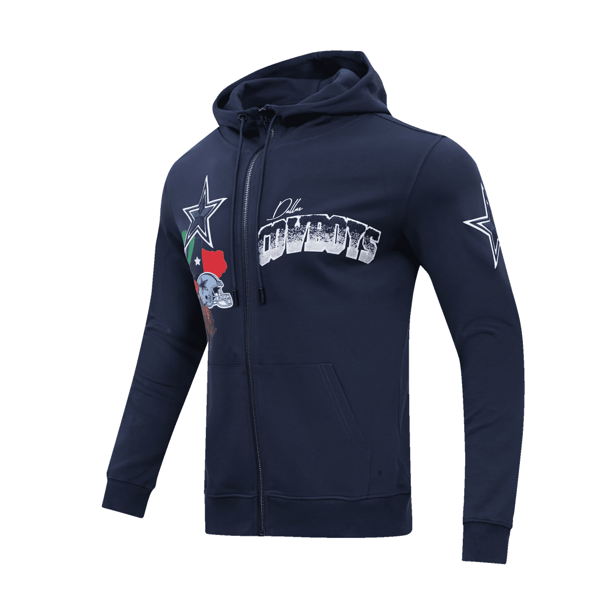 NFL DALLAS COWBOYS HOMETOWN FZ HOODIE (MIDNIGHT NAVY)