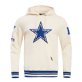 NFL DALLAS COWBOYS RETRO CLASSIC CHANDAIL À CAPUCHON POUR HOMME (COQUILLE D'ŒUF/BLEU DODGER)