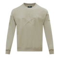 NFL DALLAS COWBOYS NEUTRAL CHANDAIL À COL ROND À ÉPAULES TOMBANTES POUR HOMME (TAUPE)