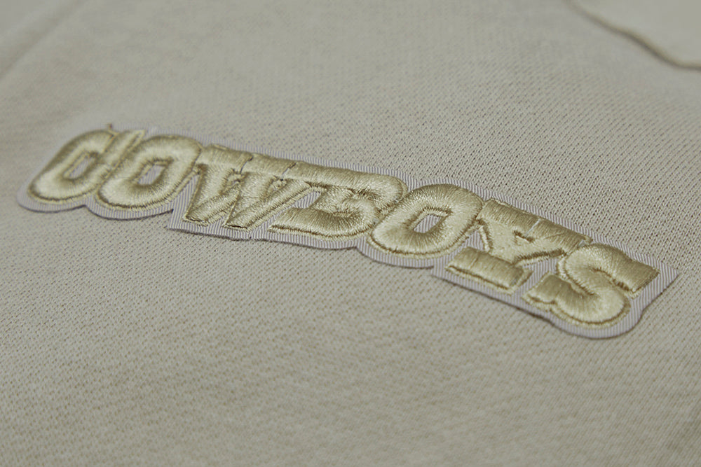 NFL DALLAS COWBOYS NEUTRAL CHANDAIL À COL ROND À ÉPAULES TOMBANTES POUR HOMME (TAUPE)