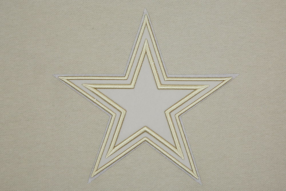 NFL DALLAS COWBOYS NEUTRAL CHANDAIL À COL ROND À ÉPAULES TOMBANTES POUR HOMME (TAUPE)
