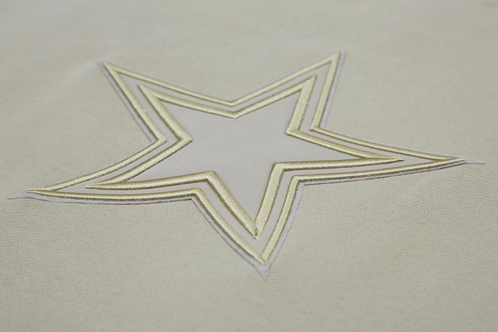 NFL DALLAS COWBOYS NEUTRAL CHANDAIL À COL ROND À ÉPAULES TOMBANTES POUR HOMME (TAUPE)
