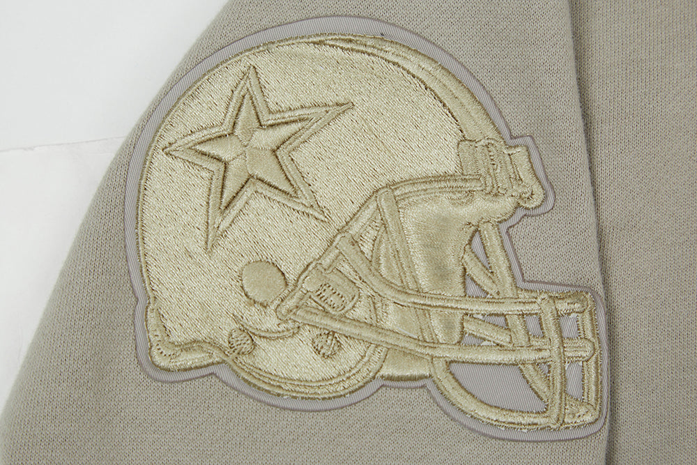 NFL DALLAS COWBOYS NEUTRAL CHANDAIL À COL ROND À ÉPAULES TOMBANTES POUR HOMME (TAUPE)