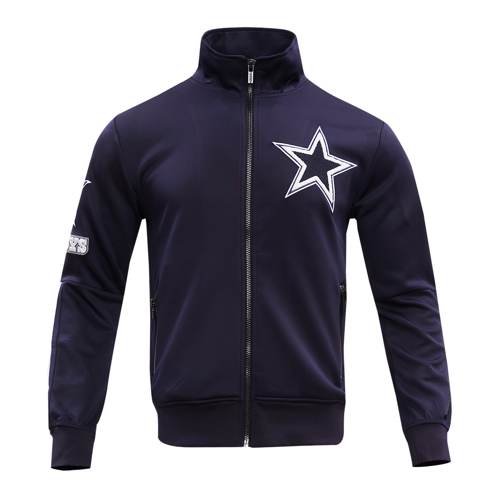 NFL DALLAS COWBOYS CLASSIC MEN'S DK TRACK JACKET (MIDNIGHT NAVY)