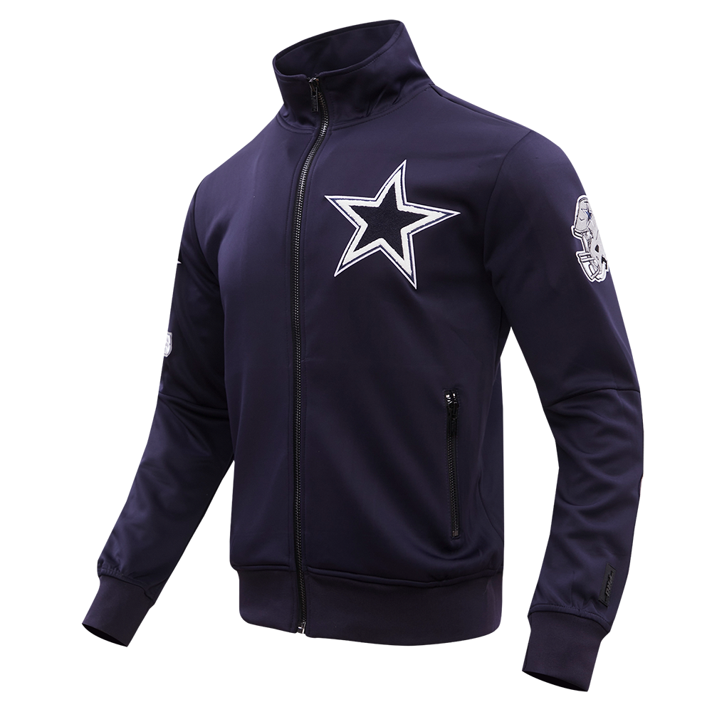 NFL DALLAS COWBOYS CLASSIC MEN'S DK TRACK JACKET (MIDNIGHT NAVY)