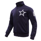 NFL DALLAS COWBOYS CLASSIC MEN'S DK TRACK JACKET (MIDNIGHT NAVY)