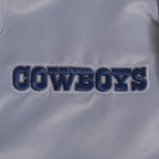 NFL DALLAS COWBOYS SOUVENIR MEN'S SATIN JACKET (GRAY)