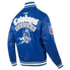 NFL DALLAS COWBOYS BEST OF MEN'S RIB SATIN JACKET (DODGER BLUE)