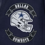 NFL DALLAS COWBOYS BORN FOR SPORT MEN'S WOOL VARSITY JACKET (MIDNIGHT NAVY)