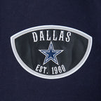 NFL DALLAS COWBOYS BORN FOR SPORT MEN'S WOOL VARSITY JACKET (MIDNIGHT NAVY)