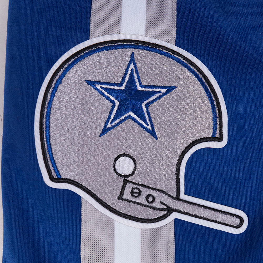 NFL DALLAS COWBOYS PRO GAME DAY RETRO JACKET (DODGER BLUE/SILVER/WHITE)