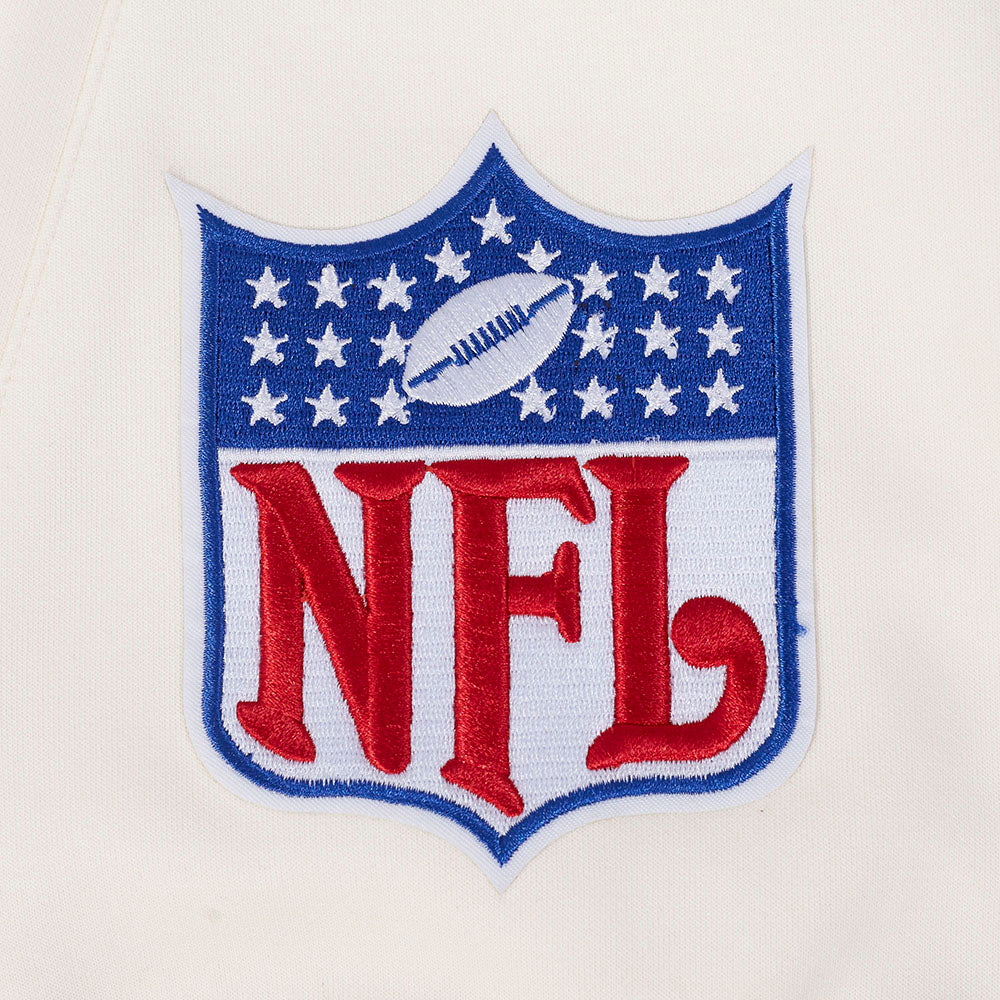 NFL DALLAS COWBOYS PRO GAME DAY RETRO JACKET (EGGSHELL/TAUPE/EGGSHELL)
