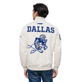 NFL DALLAS COWBOYS PRO GAME DAY RETRO JACKET (EGGSHELL/TAUPE/EGGSHELL)