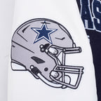 NFL DALLAS COWBOYS CITY ARCH BLOUSON COLLÉGIAL EN LAINE POUR HOMME (MARINE MINUIT/BLANC)