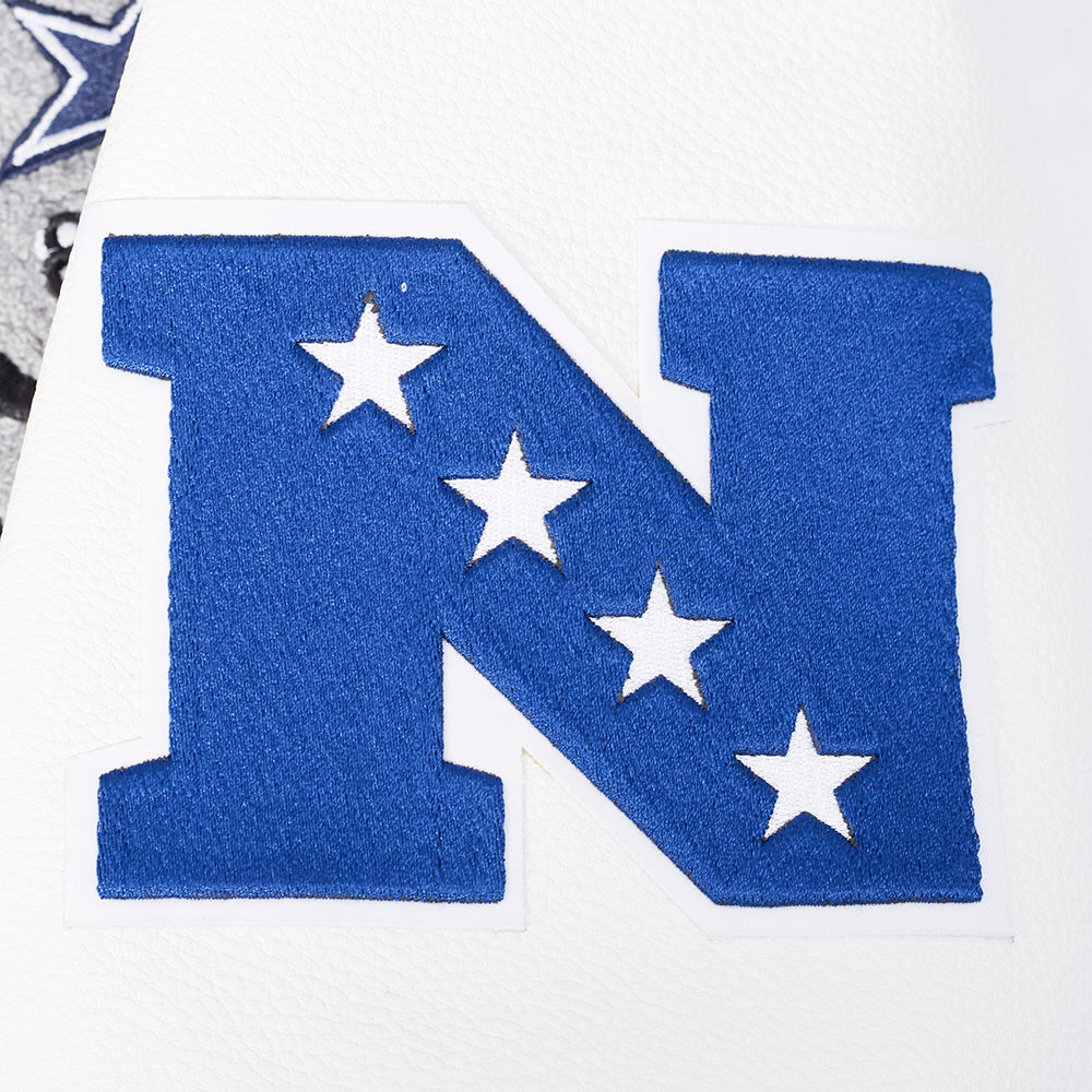 NFL DALLAS COWBOYS BLOUSON COLLÉGIAL POUR HOMME (MARINE MINUIT/BLANC)