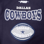 NFL DALLAS COWBOYS BLOUSON COLLÉGIAL POUR HOMME (MARINE MINUIT/BLANC)