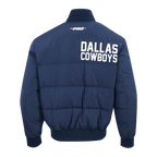 NFL DALLAS COWBOYS MANTEAU MATELASSÉ POUR HOMME (MARINE MINUIT)