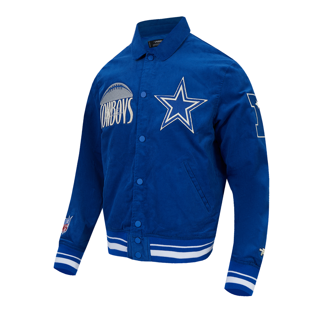 NFL DALLAS COWBOYS ORIGINAL PLAYERS MEN'S JACKET (DODGER BLUE)