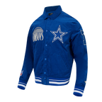 NFL DALLAS COWBOYS ORIGINAL PLAYERS MEN'S JACKET (DODGER BLUE)